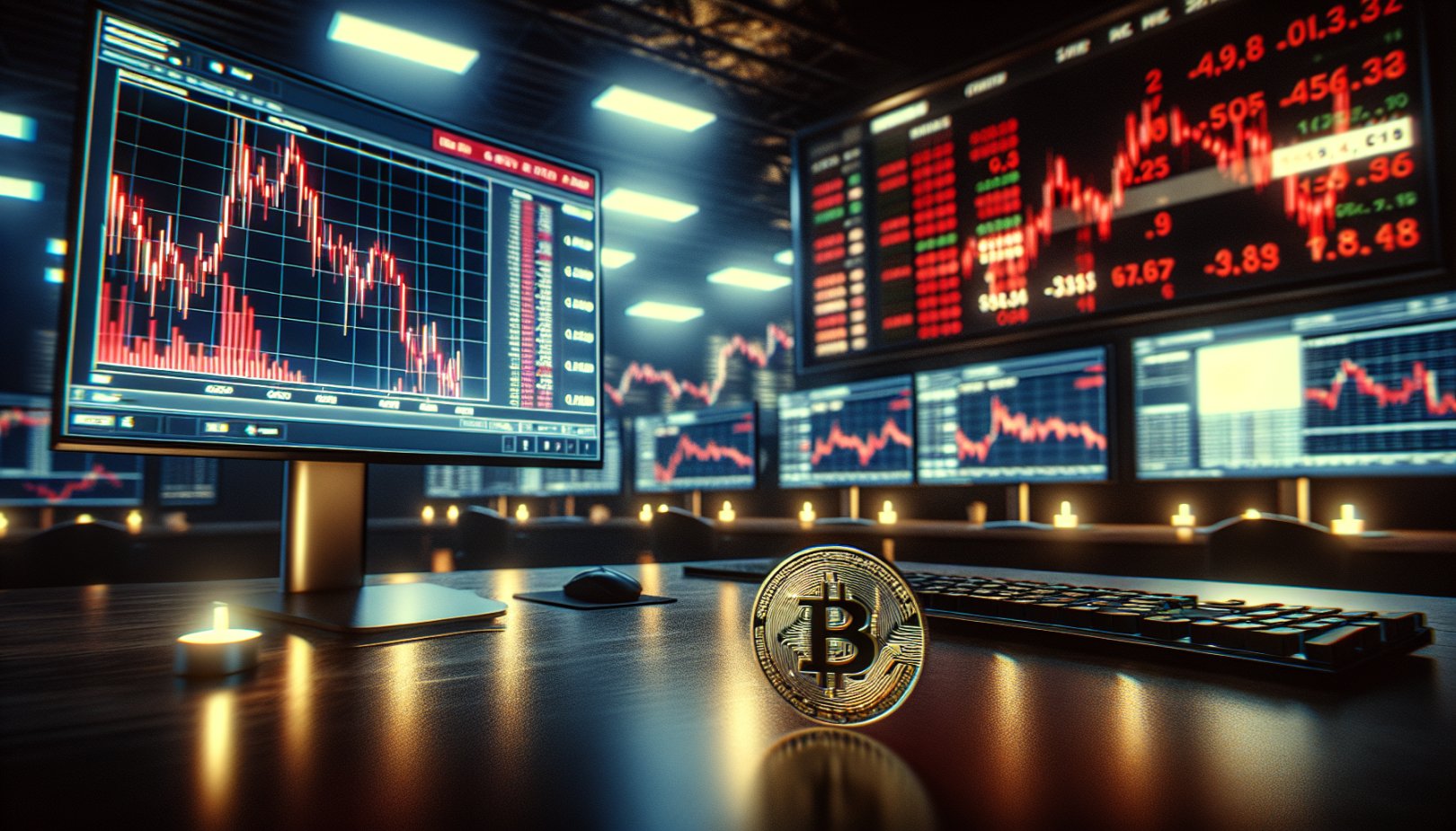 Bitcoin-smell: 1,4 mrd. dollar visket ut – lavest på 4 mnd